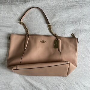 Coach Ava chain tote purse